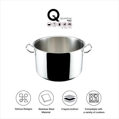 QUANTUM PRO STOCKPOT HIGH SS 23L 360XH220MM